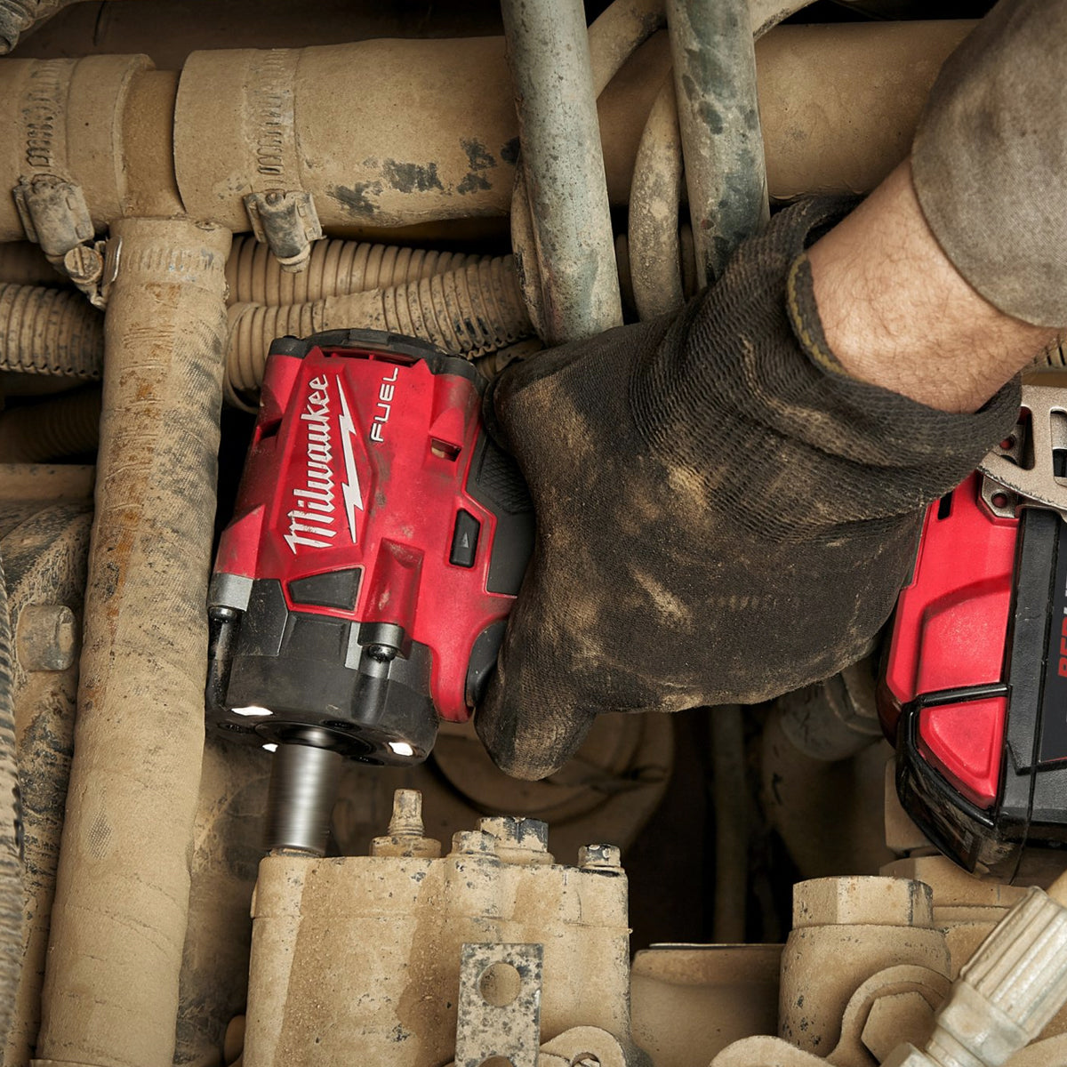 Milwaukee M18FIW2F38-0X 18V FUEL Brushless 3/8" Friction Ring Impact Wrench Body Only 4933478650