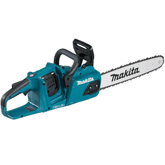 Makita DUC405PT2 36V Brushless Chainsaw 40cm with 2 x 5.0Ah Batteries & Charger