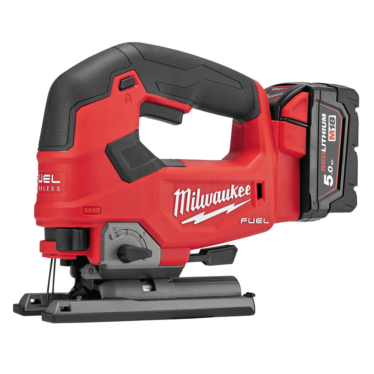 Milwaukee M18PP5C-503B 18V FUEL Woodworking 5 Piece Kit with 3 x 5.0Ah Batteries & Charger 4933480469