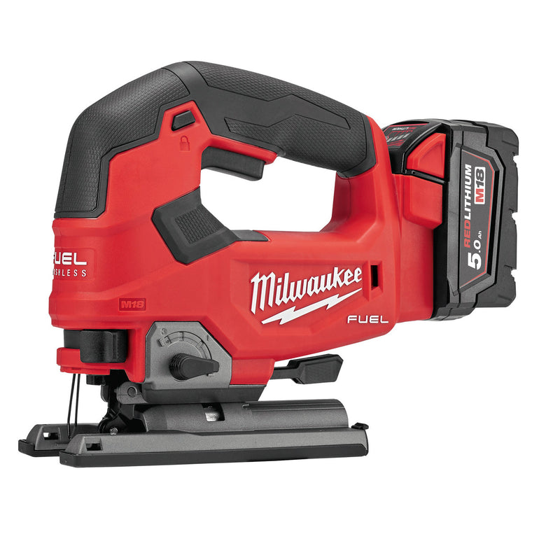 Milwaukee M18PP5C-503B 18V FUEL Woodworking 5 Piece Kit with 3 x 5.0Ah Batteries & Charger 4933480469