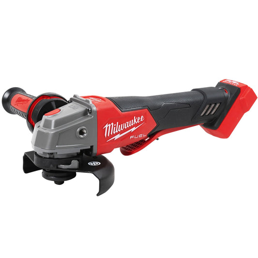 Milwaukee M18FSAGV115XPDB-0 18V FUEL 115mm Angle Grinder with 1 x 5.0Ah Battery Charger & Bag