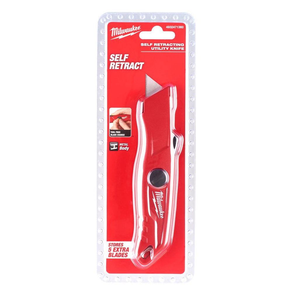 Milwaukee Self Retracting Safety Knife 4932471360