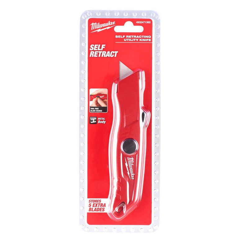 Milwaukee Self Retracting Safety Knife 4932471360