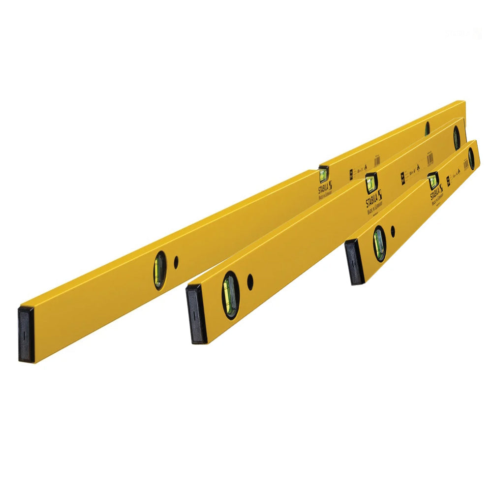 Stabila STB702SET 70-2 Series Double Plumb Spirit Level 600mm, 1200mm and 1800mm - 17191