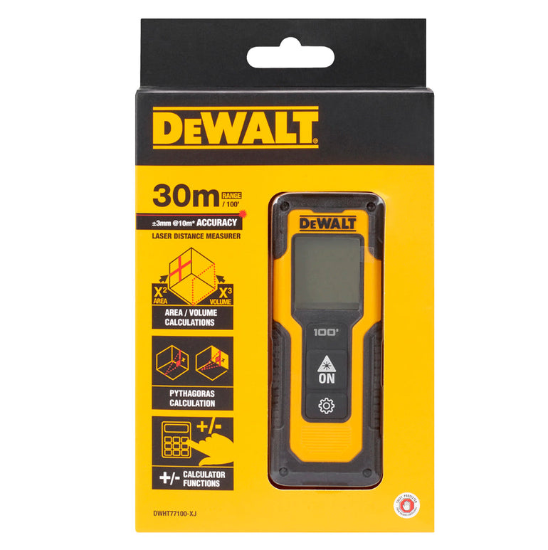 Dewalt DWHT77100-XJ 30m Laser Distance Measure