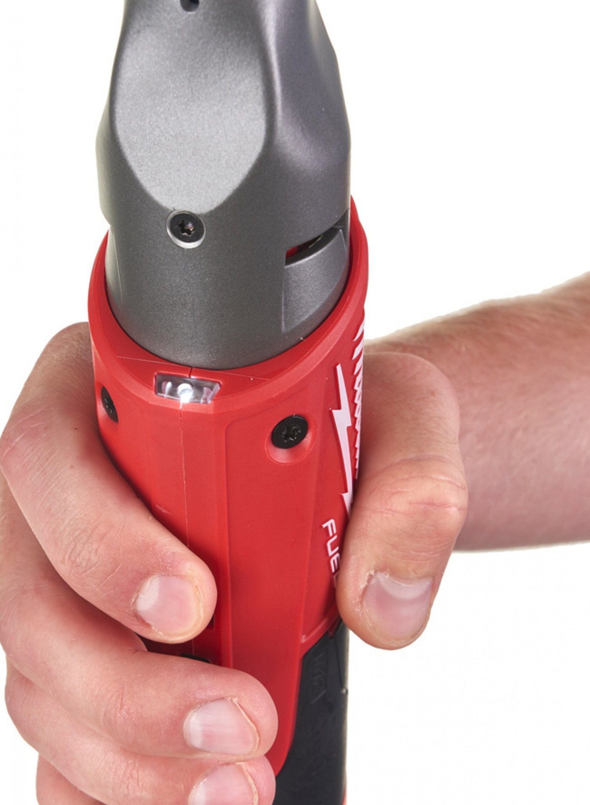 Milwaukee M12FIR38LR-0 12V FUEL Brushless Long Reach 3/8in Ratchet with 1 x 2.0Ah Battery & Charger