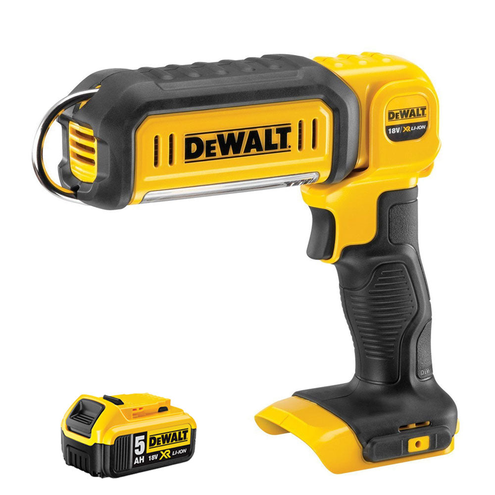 Dewalt DCL050N 18V Handheld LED Work Light Torch with 1 x 5.0Ah Battery