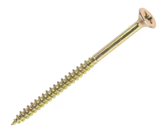 GOLDSCREW PZ DOUBLE-COUNTERSUNK SELF-TAPPING MULTIPURPOSE SCREWS 6MM X 150MM 50 PACK