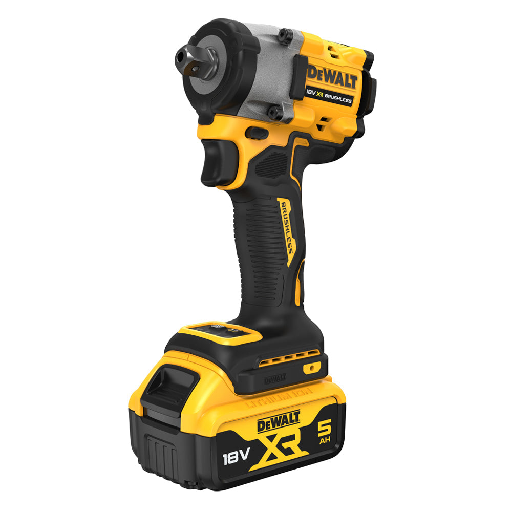 Dewalt DCF922P2T 18V XR Brushless 1/2" Impact Wrench With 2 x 5.0Ah Batteries