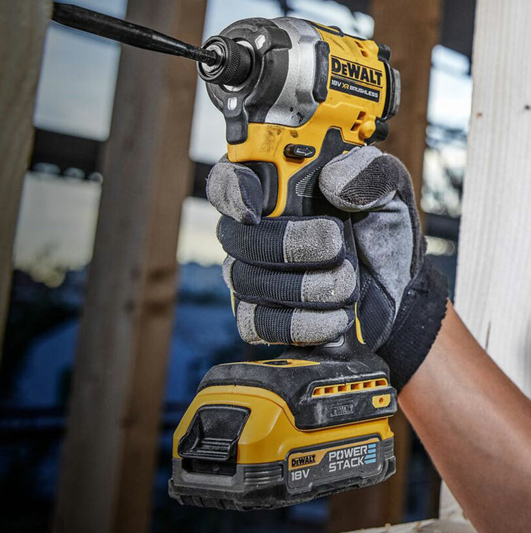 Dewalt DCK2050E2T 18V XR Brushless Combi Drill & Impact Driver With Powerstack Batteries Charger