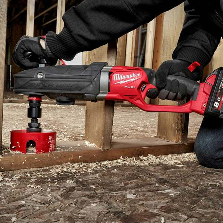 Milwaukee M18FRAD2-0 18V Super Hawg Brushless Right Angle Drill Driver Body Only 4933471207