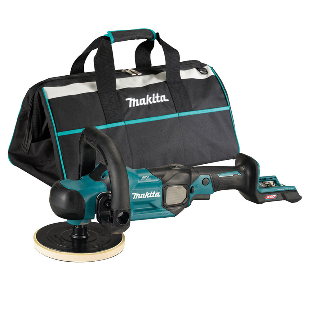 Makita PV001GZ 40Vmax XGT 180mm Brushless Polisher With Large Tool Bag