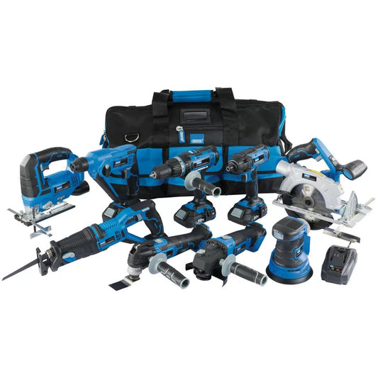 Draper PTK920VMK 20V Power Tool Storm Force Cordless Kit 9 Piece 17763