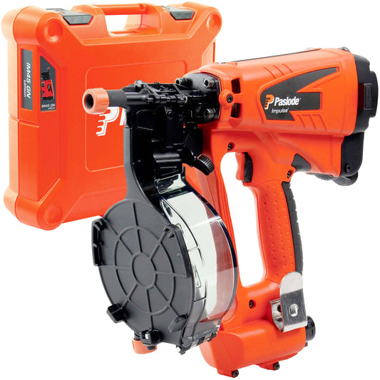 Paslode IM45 GN Multi Purpose Plastic Coil Second Fix Nailer with 1 x 2.1Ah Battery & Charger 018608