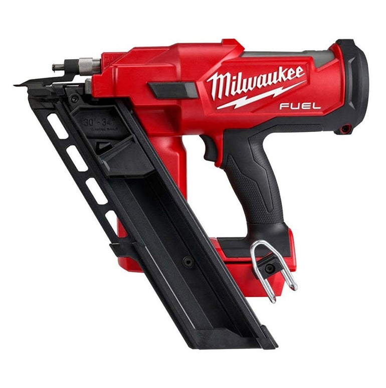 Milwaukee M18FFN-0C 18V Fuel Brushless First Fix Angled Framing Nailer with 1 x 5.5Ah Battery Charger & Bag