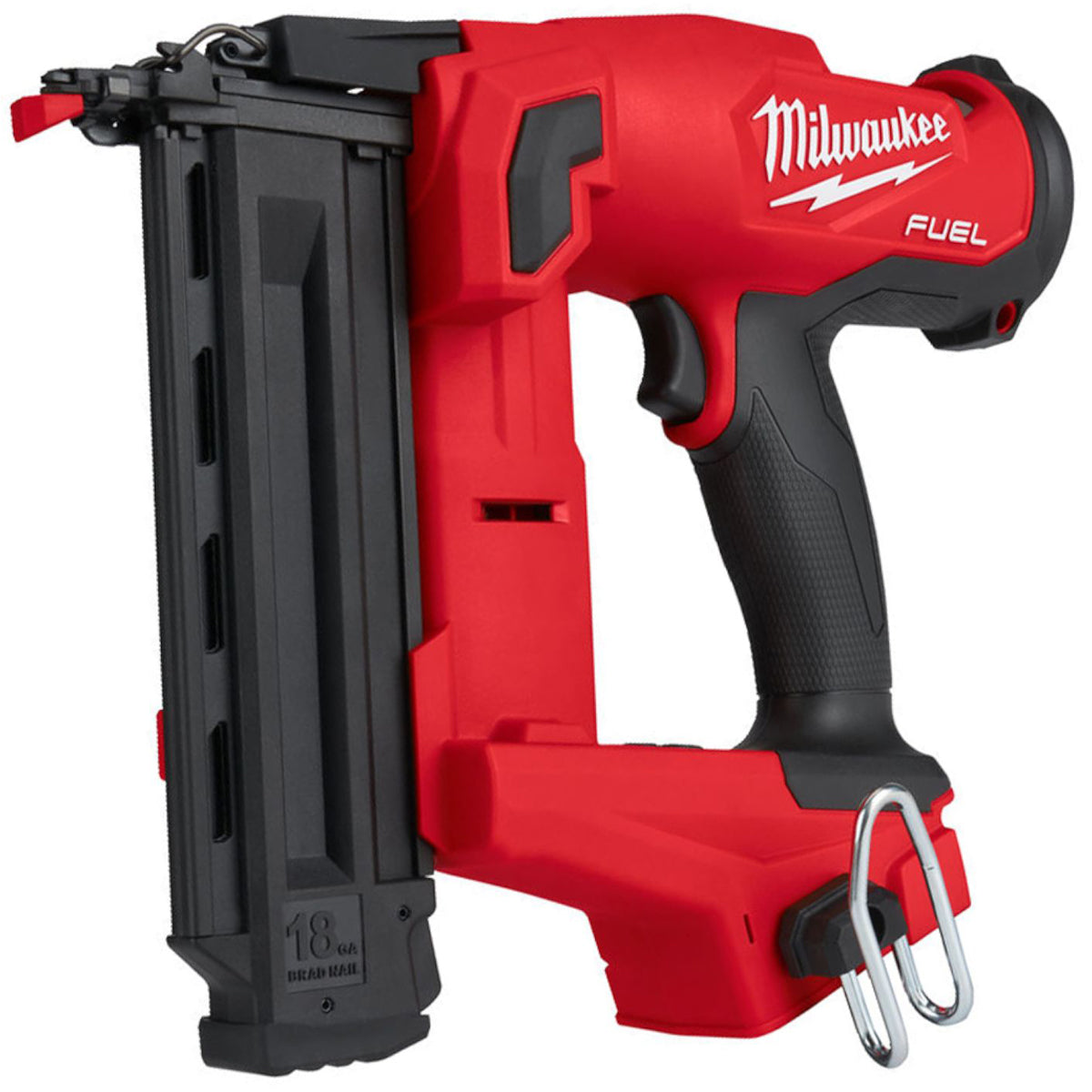 Milwaukee M18FN18GS-0 18V Fuel Brushless Second Fix Nailer with 1 x 5.5Ah Battery Charger & Bag