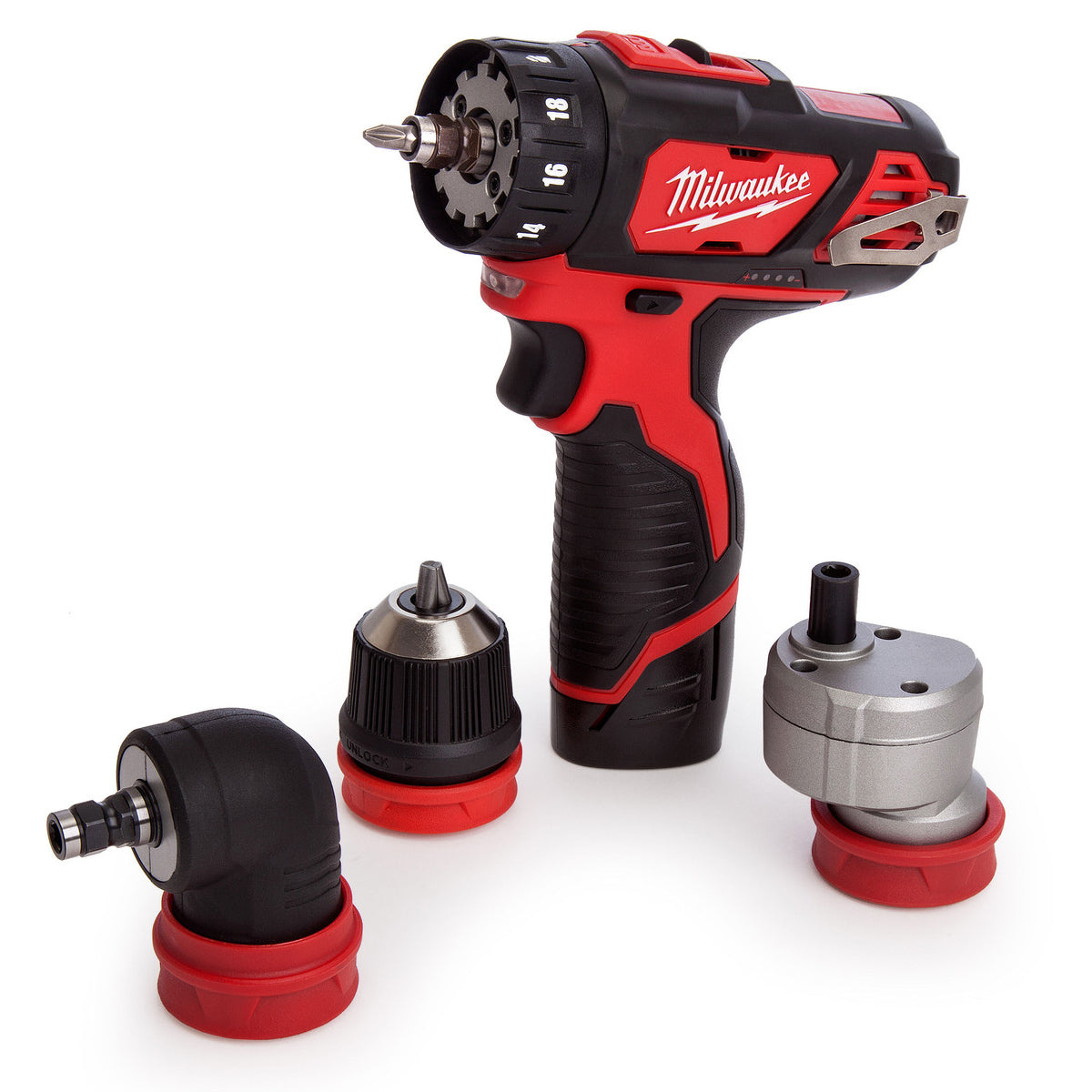 Milwaukee M12BDDXKIT-202C 12V Drill Driver with 2 x 2.0Ah Batteries, Charger & Case 4933447773