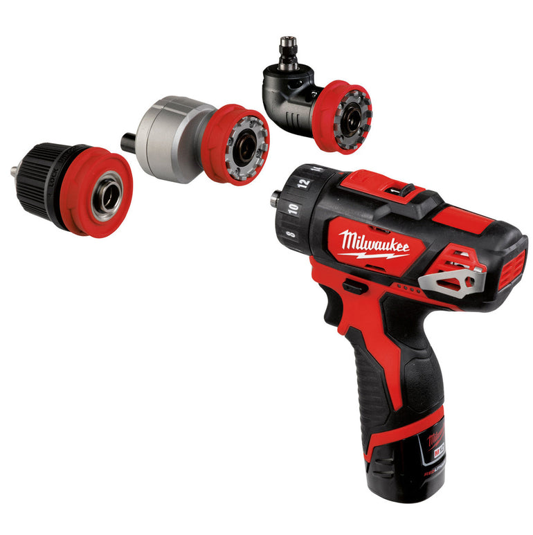 Milwaukee M12BDDXKIT-202C 12V Drill Driver with 2 x 2.0Ah Batteries, Charger & Case 4933447773