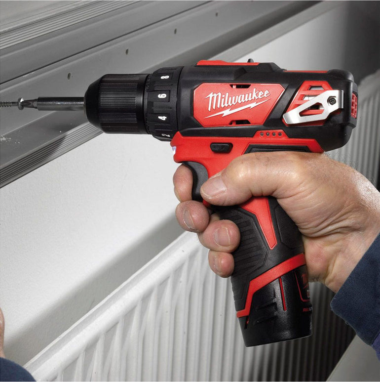 Milwaukee M12BDDXKIT-202C 12V Drill Driver with 2 x 2.0Ah Batteries, Charger & Case 4933447773