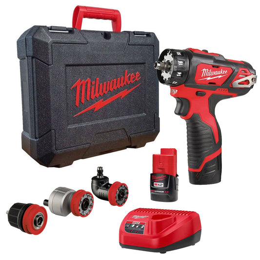 Milwaukee M12BDDXKIT-202C 12V Drill Driver with 2 x 2.0Ah Batteries, Charger & Case 4933447773