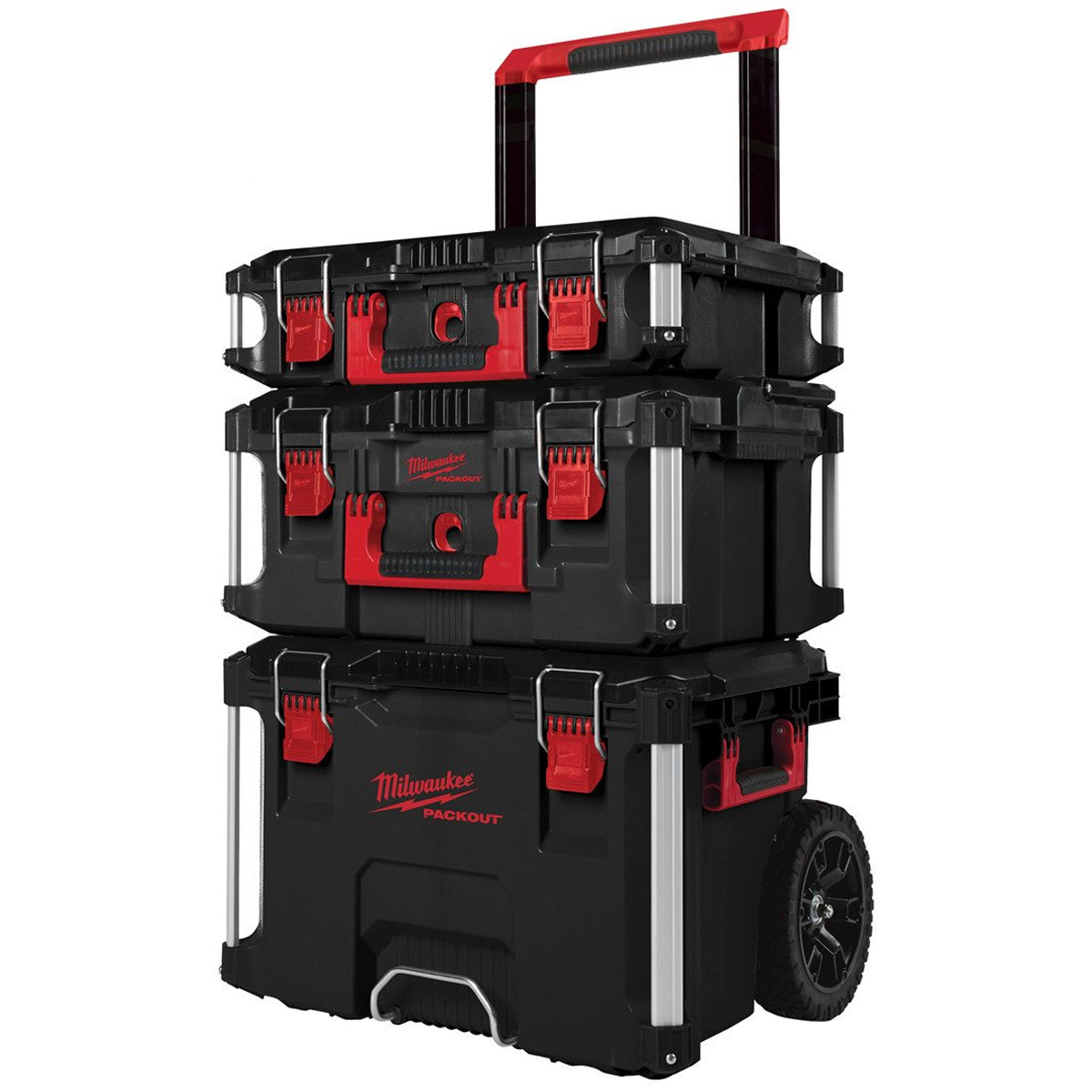 Milwaukee 18V Fuel Brushless 6 Piece Power Tool Kit With 2 x 5.0Ah Battery Charger & Trolley Toolbox