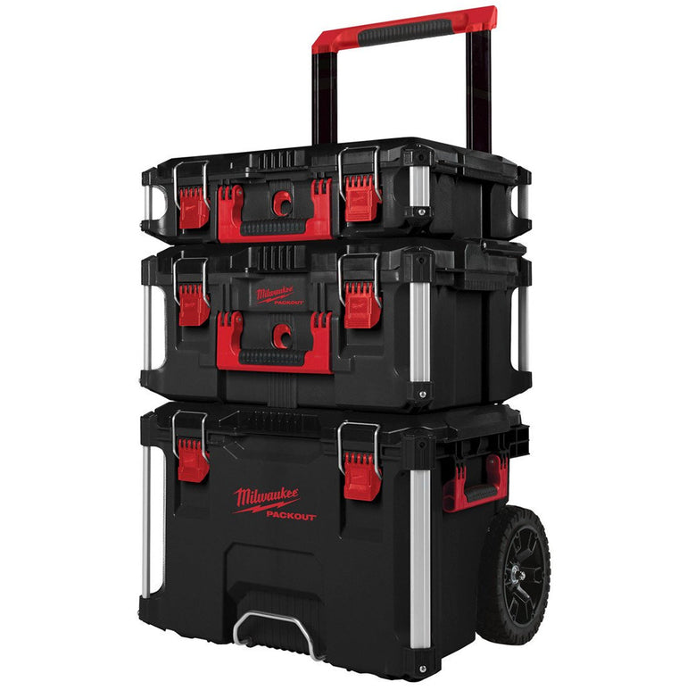 Milwaukee 12V 8 Piece Power Tool Kit With 3 x 6.0Ah Battery Charger & Trolley Toolbox