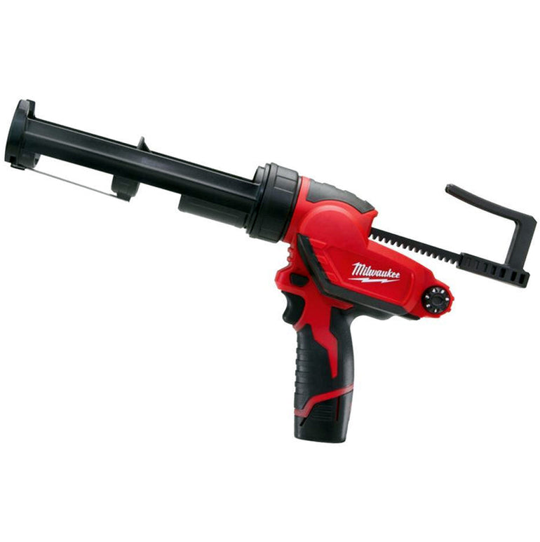 Milwaukee M12PCG310C-201B 12V 310ml Caulking Gun with 1 x 2.0Ah Battery, Charger & Bag 4933448763