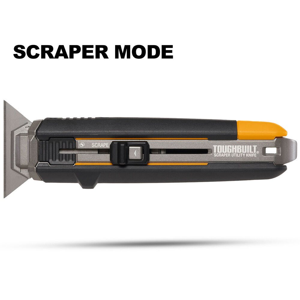 Toughbuilt Scraper Utility Knife with 5 Piece Blade TB-H4S5-01