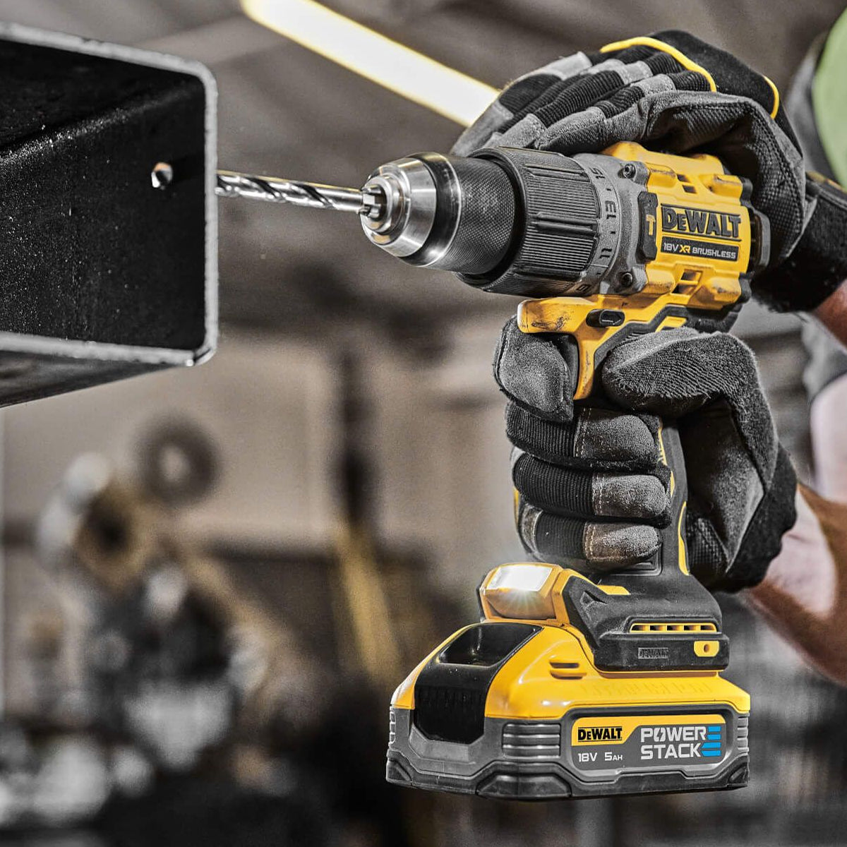 Dewalt DCK2050H2T 18V XR Brushless Combi Drill and Impact Driver with 2 x 5.0Ah Battery & Charger