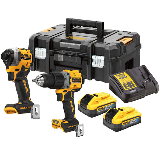 Dewalt DCK2050H2T 18V XR Brushless Combi Drill and Impact Driver with 2 x 5.0Ah Battery & Charger