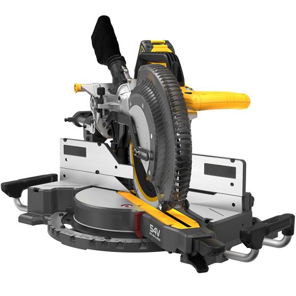 Dewalt DCS781X2 54V XR FlexVolt 305mm Crosscut Sliding Mitre Saw With 2 x 9.0Ah/3.0Ah Batteries Charger