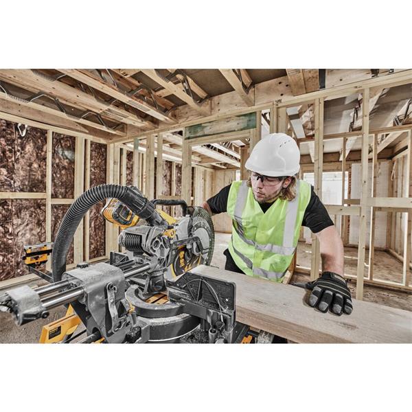 Dewalt DCS781X2 54V XR FlexVolt 305mm Crosscut Sliding Mitre Saw With 2 x 9.0Ah/3.0Ah Batteries Charger