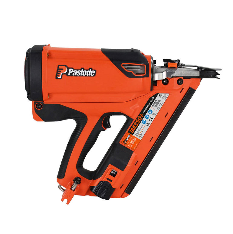 Paslode IM350+ Lithium Gas First Fix Framing Nail Gun 7th Generation Upgrade Model 906500