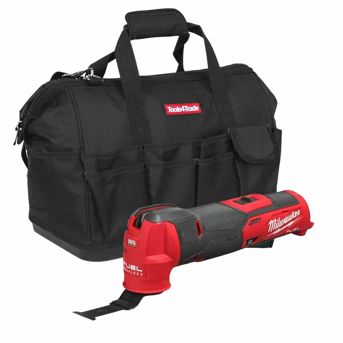 Milwaukee M12FMT-0 12V Brushless Multi-Tool with 18" Tool Bag