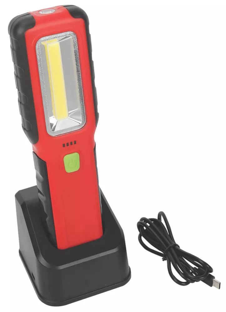 LAP RECHARGEABLE LED INSPECTION LIGHT RED / BLACK 650LM