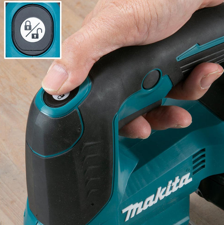 Makita DJV184Z 18V Brushless Top Handle Jigsaw with 1 x 5.0Ah Battery Charger & Bag