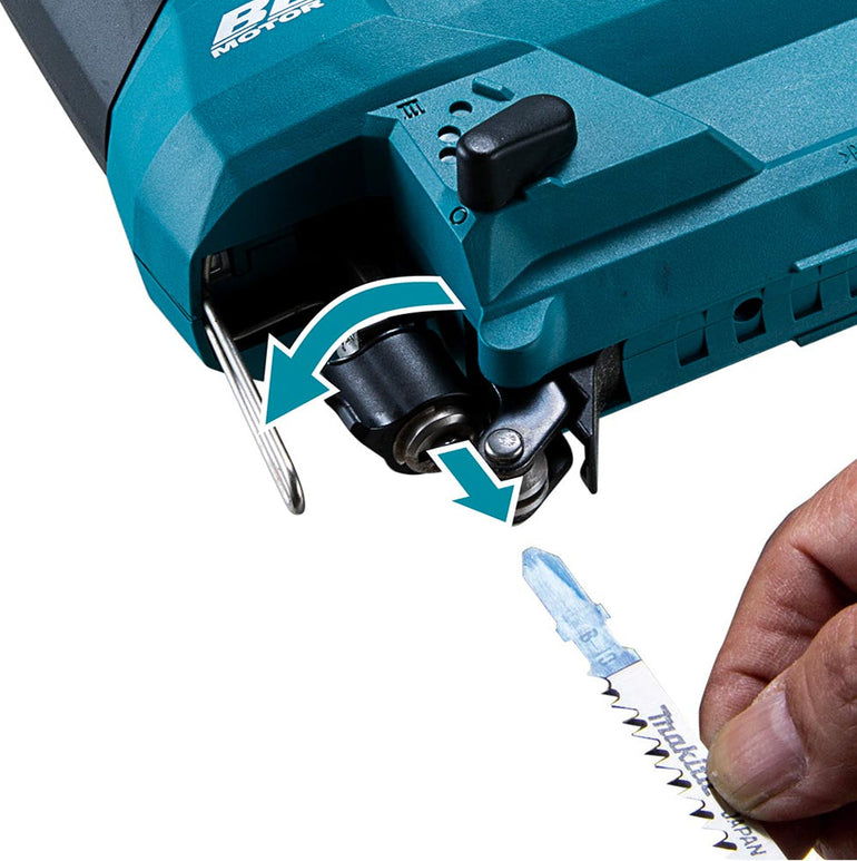 Makita DJV184Z 18V Brushless Top Handle Jigsaw with 1 x 5.0Ah Battery Charger & Bag