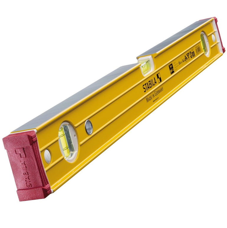 Stabila 96-2 Double Plumb Ribbed Box Level Twin Pack 60cm + 120cm