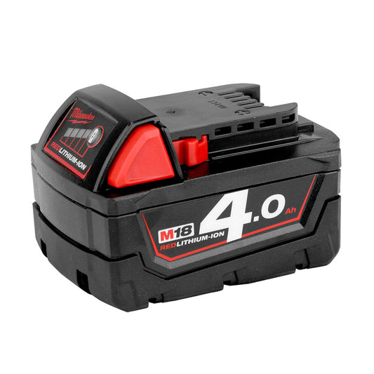 Milwaukee M18B4 Genuine 18V 4.0ah Red Lithium-Ion Battery 4932430063