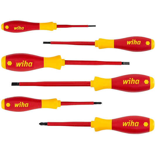 Wiha Slotted Pozi Screwdriver Set Of 6 Piece WHA-25477