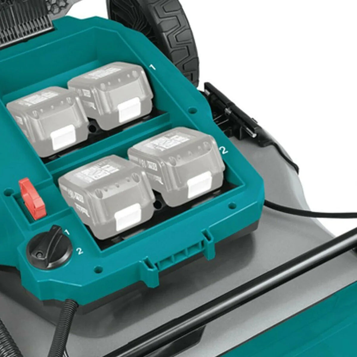 Makita DLM462PG2 36V LXT Brushless 460mm Lawn Mower With 2 x 6.0Ah Batteries & Charger