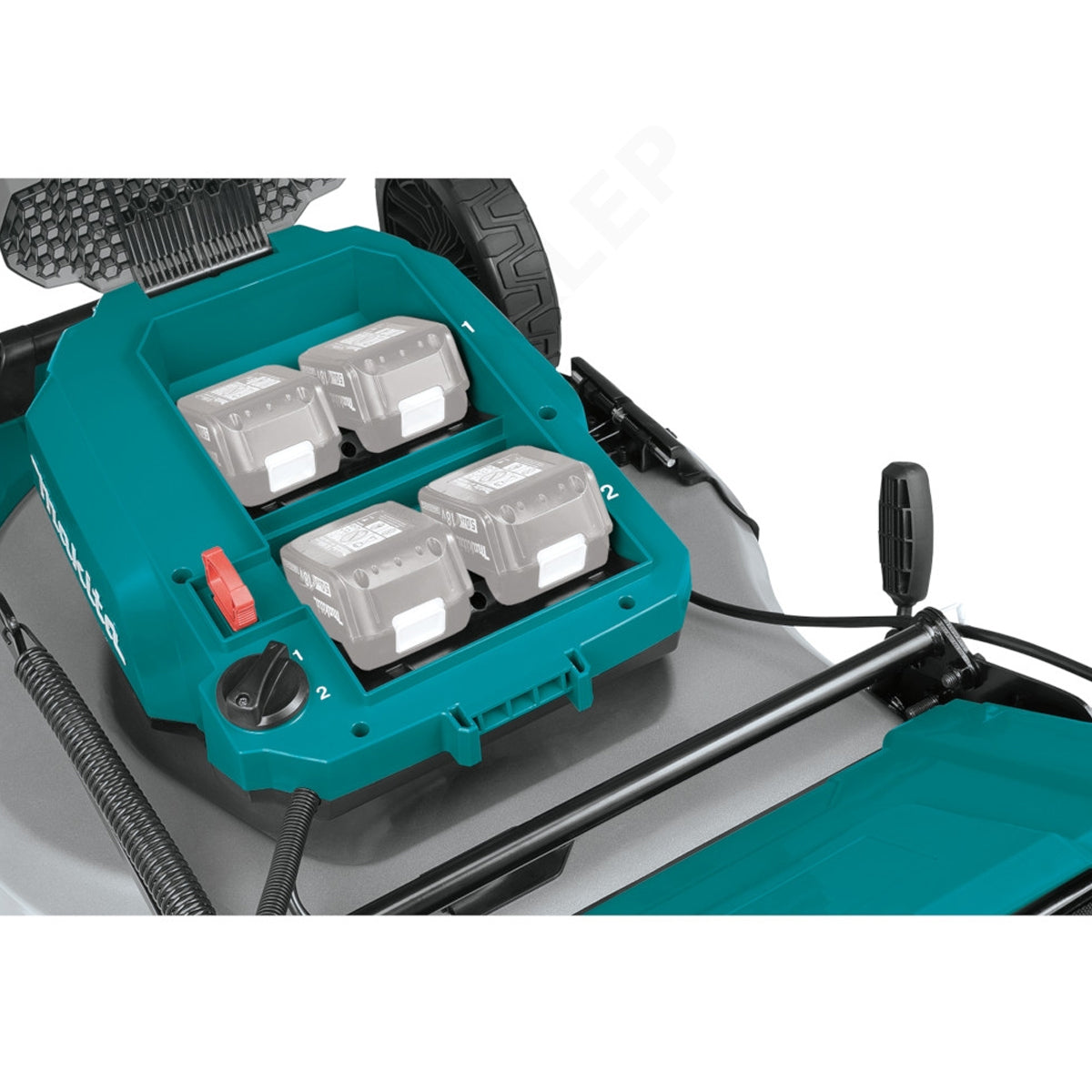 Makita DLM462PT4 36V LXT Brushless 460mm Lawn Mower With 4 x 5.0Ah Batteries & Charger