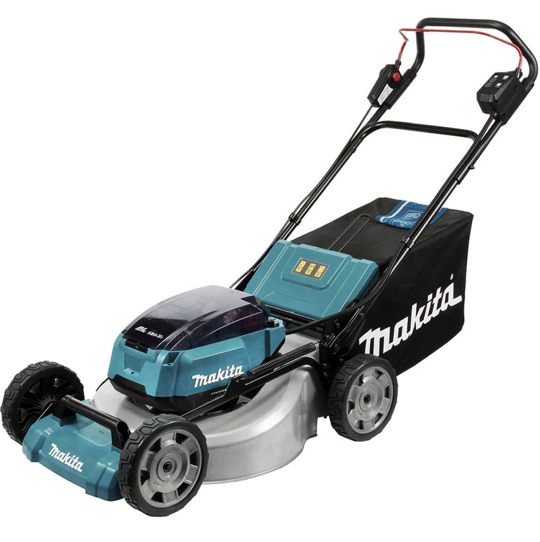 Makita DLM530PG2 36V LXT Brushless 530mm Lawn Mower With 2 x 6.0Ah Batteries & Charger