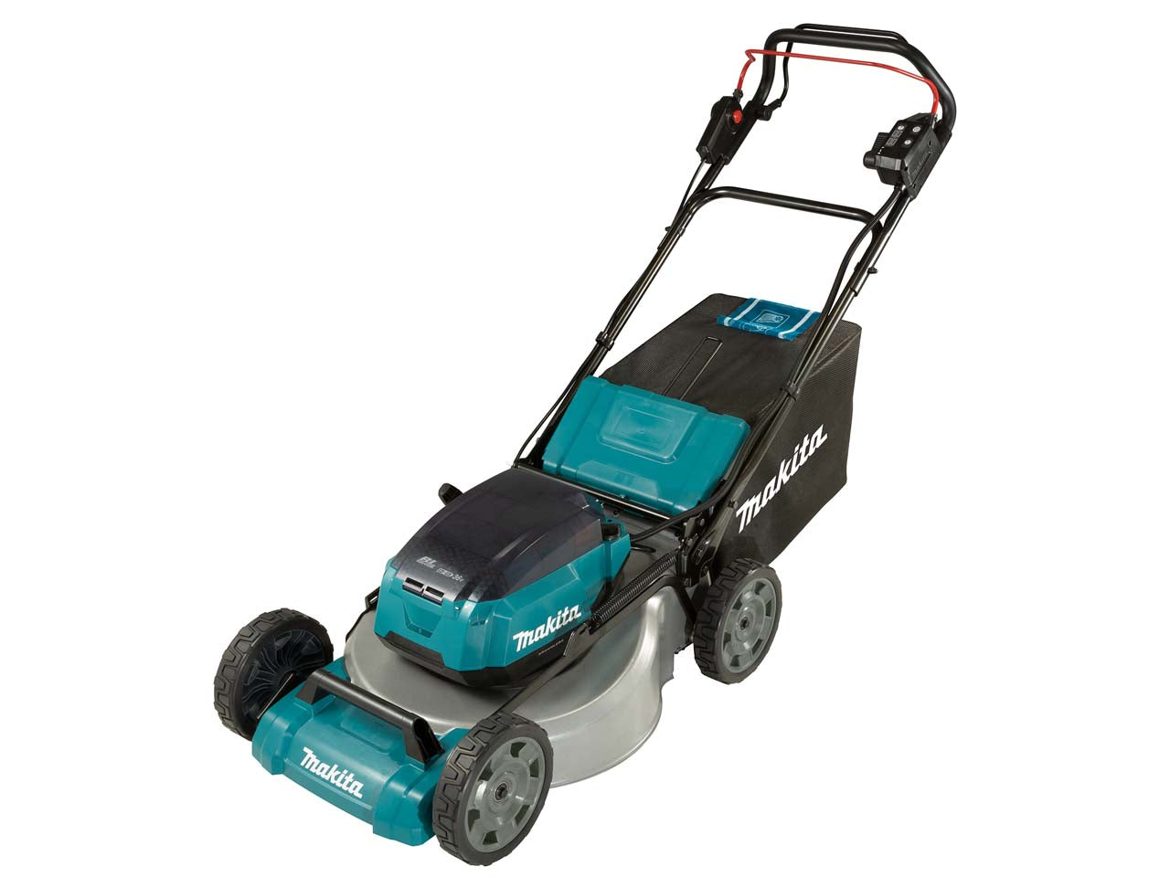 Makita DLM532PG2 36V LXT Brushless 530mm Lawn Mower With 2 x 6.0Ah Batteries & Charger