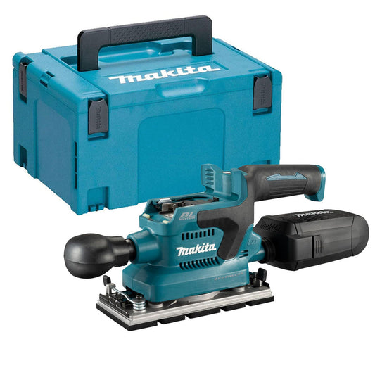 Makita DBO380Z 18V LXT Brushless Finishing Sander Body with Makpac Type 3 Case