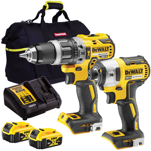 Dewalt 18V 2 Piece Power Tool Kit with 2 x 5.0Ah Batteries MTKIT-716