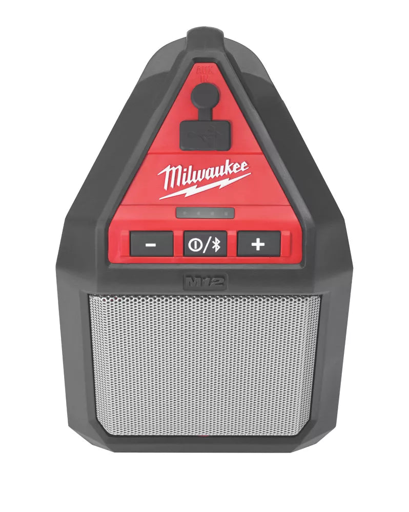 MILWAUKEE M12 JSSP-0 12V LI-ION CORDLESS BLUETOOTH SPEAKER - BARE