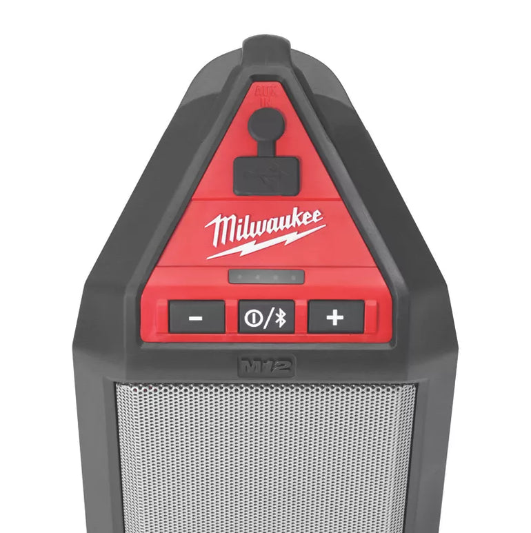 MILWAUKEE M12 JSSP-0 12V LI-ION CORDLESS BLUETOOTH SPEAKER - BARE