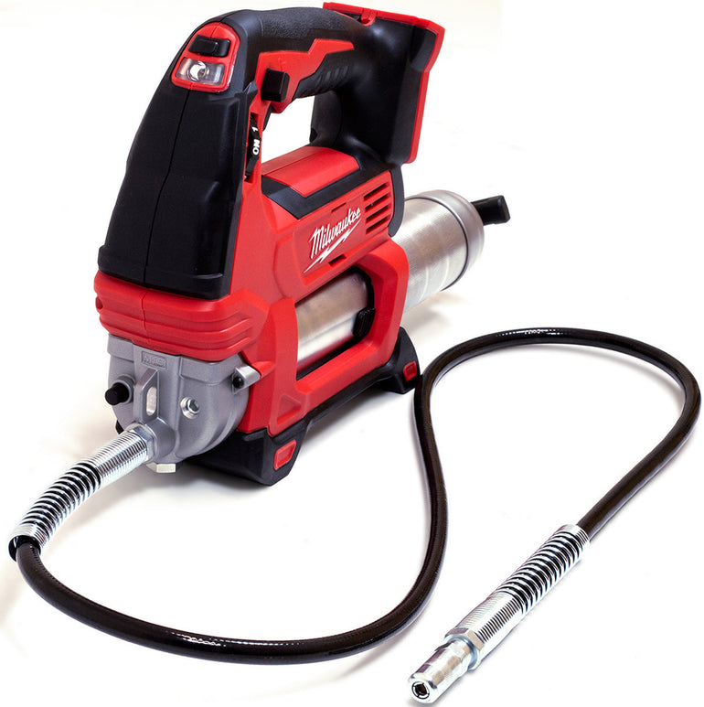 Milwaukee M18GG-0 18V M18 Grease Gun with 1 x 5.0Ah Battery Charger & Bag