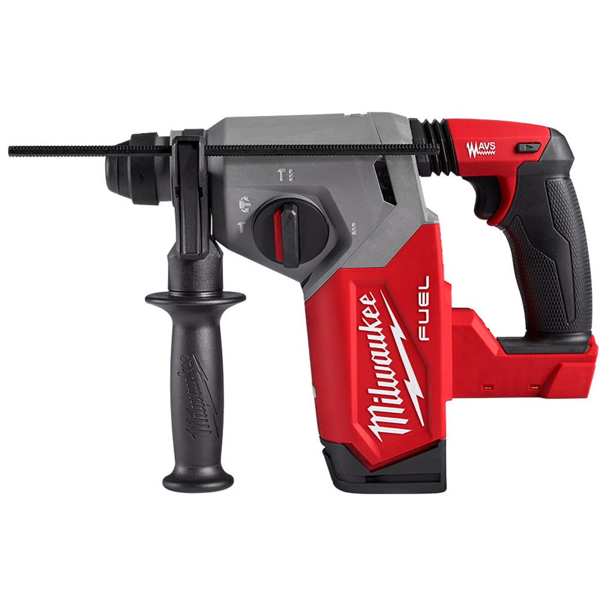 Milwaukee M18FH-0 18V Fuel 4-Mode SDS+ Brushless Hammer Drill with 1 x 5.5Ah Battery Charger & Bag